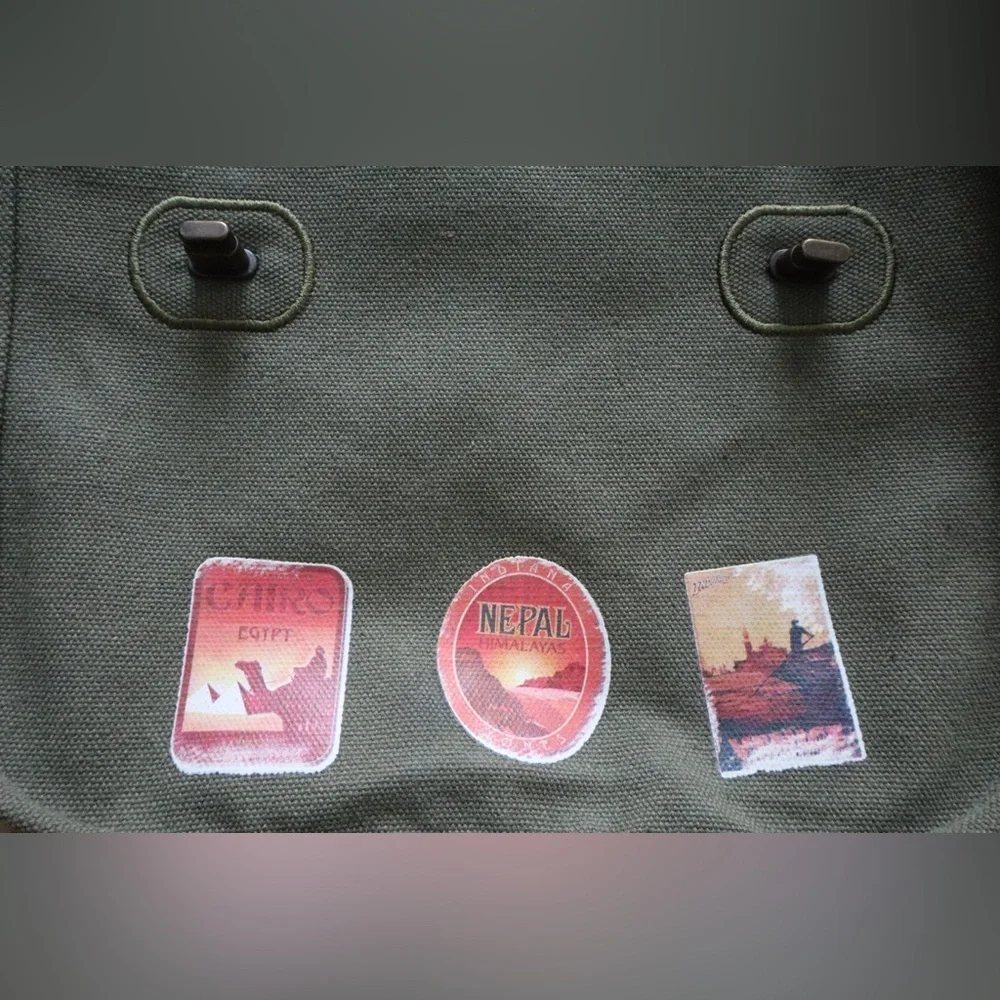 Disney Indiana Jones Canvas Messenger Crossbody Bag Adventure Satchel
